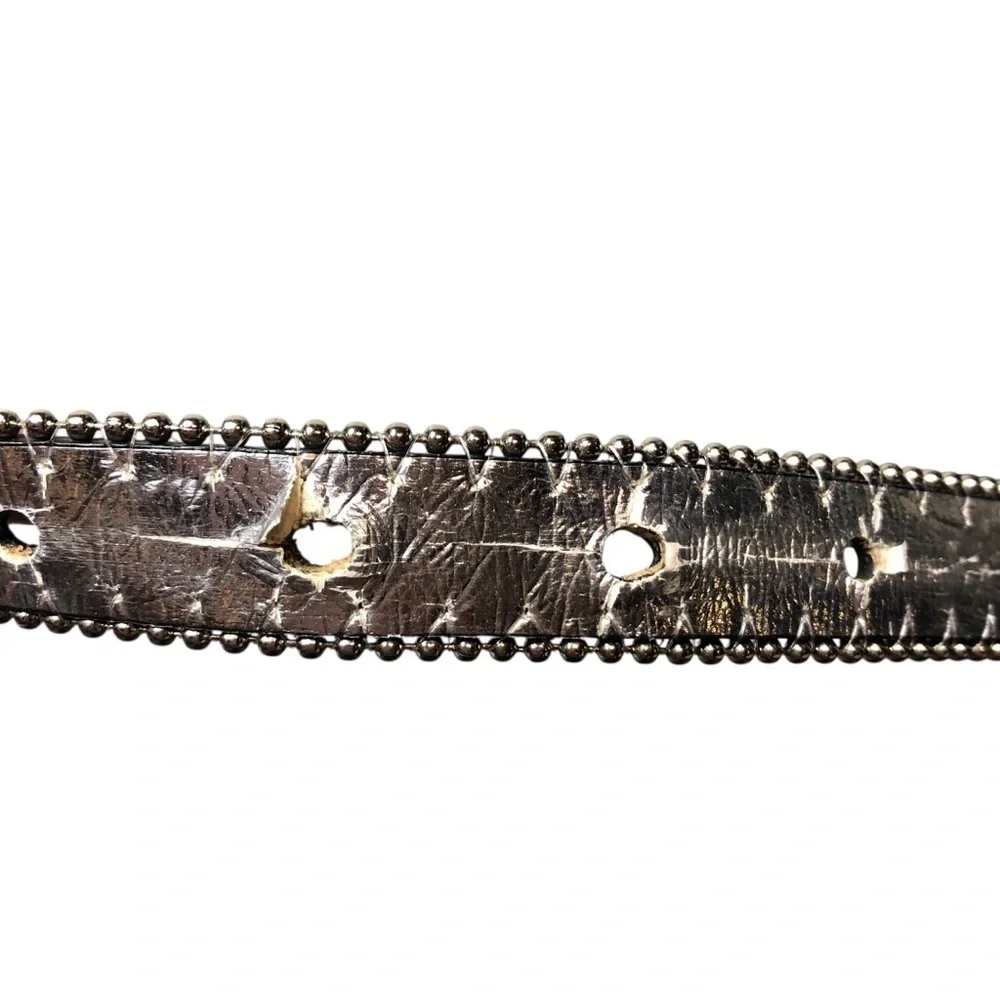 Y2K Guess Bling Belt Black Sz XL 38-42